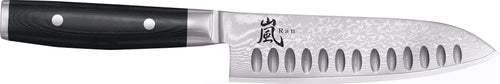 Yaxell Cuchillo santoku con hoyuelos 16,5cm 'Ran Damast'