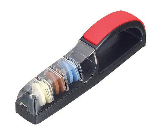 Global Minosharp Afilador de agua 'Plus3' negro/rojo