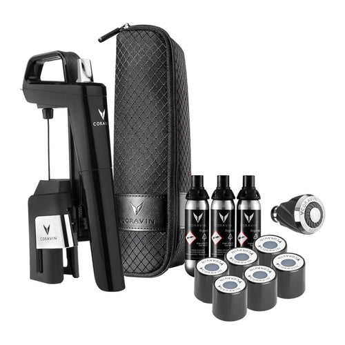 Sistema de conservación de vino Coravin Timeless Six+ - Negro piano