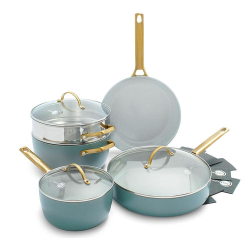 Juego de sartenes Greenpan de 10 piezas 'Padova Skyblue'