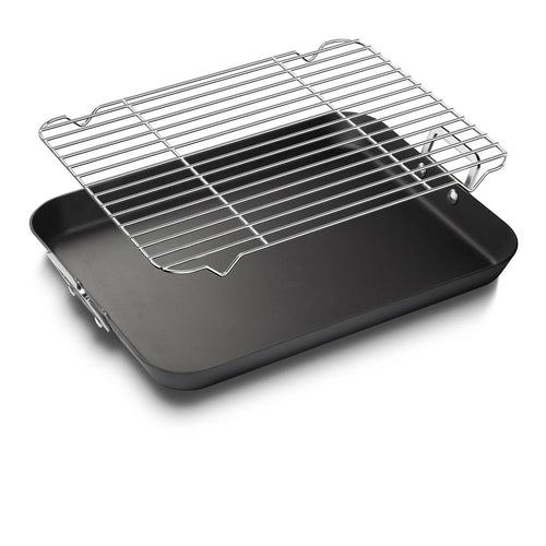 BARE Cookware Sartén para asar con rejilla 'Acero al carbono'