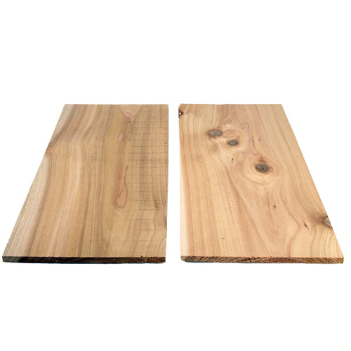 Tablas ahumadoras Bastard de cedro rojo 40x20 cm (2 uds.)