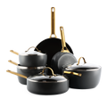 Greenpan Set de 10 piezas 'Padova Reserve Negro'