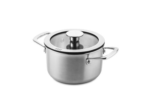 DUCQ Downdraft kookpan 3-ply 16cm