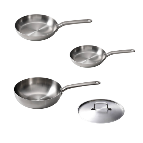 Set de 4 sartenes Skottsberg 'Stainless Steel'