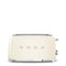 Tostadora Smeg 2x4 'Crema' TSF02CREU