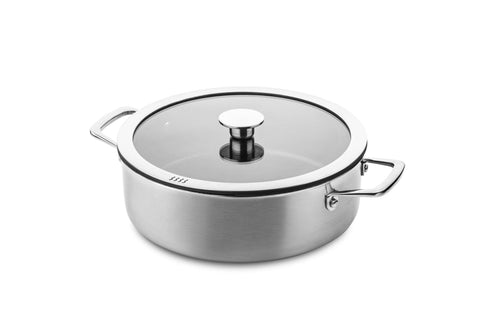 DUCQ Sartén honda Ø26cm / 4L Downdraft 'Revestimiento antiadherente sin PFAS'