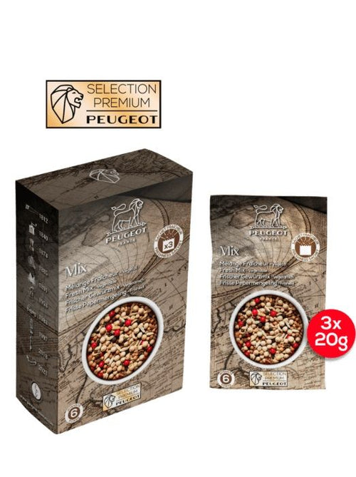Peugeot Pepermix 'Fresco y vegetariano' 3x 20gr
