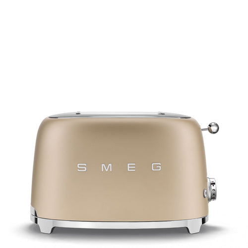 Tostadora Smeg 'Champán Mate' TSF01CHMEU
