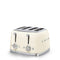 Smeg Tostadora 4x4 'Crema' TSF03CREU