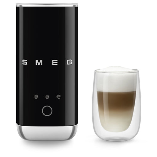 Espumador de leche Smeg negro 120 ml MFF02BLEU