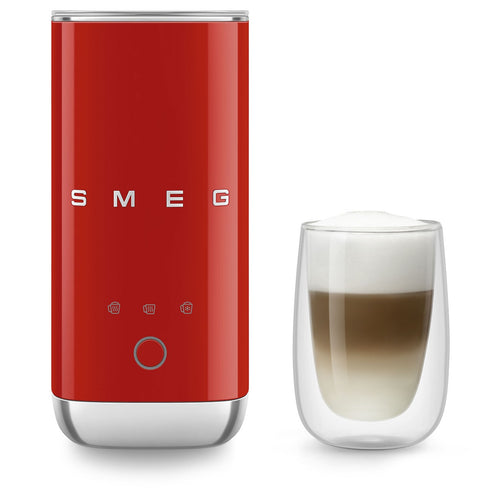 Espumador de leche Smeg rojo 120 ml MFF02RDEU